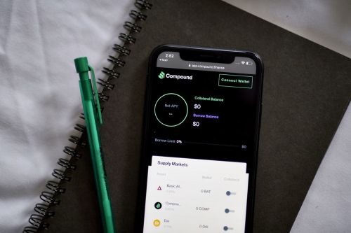 The Compound website on a smartphone. Photographer: Gabby Jones/Bloomberg