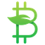 Логотип Bitcoin Green